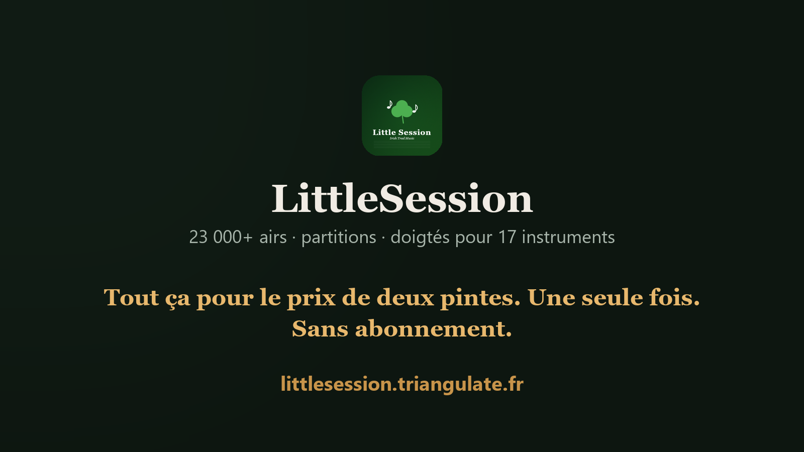 LittleSession : 23 000+ airs, partitions et doigt&eacute;s pour 17 instruments